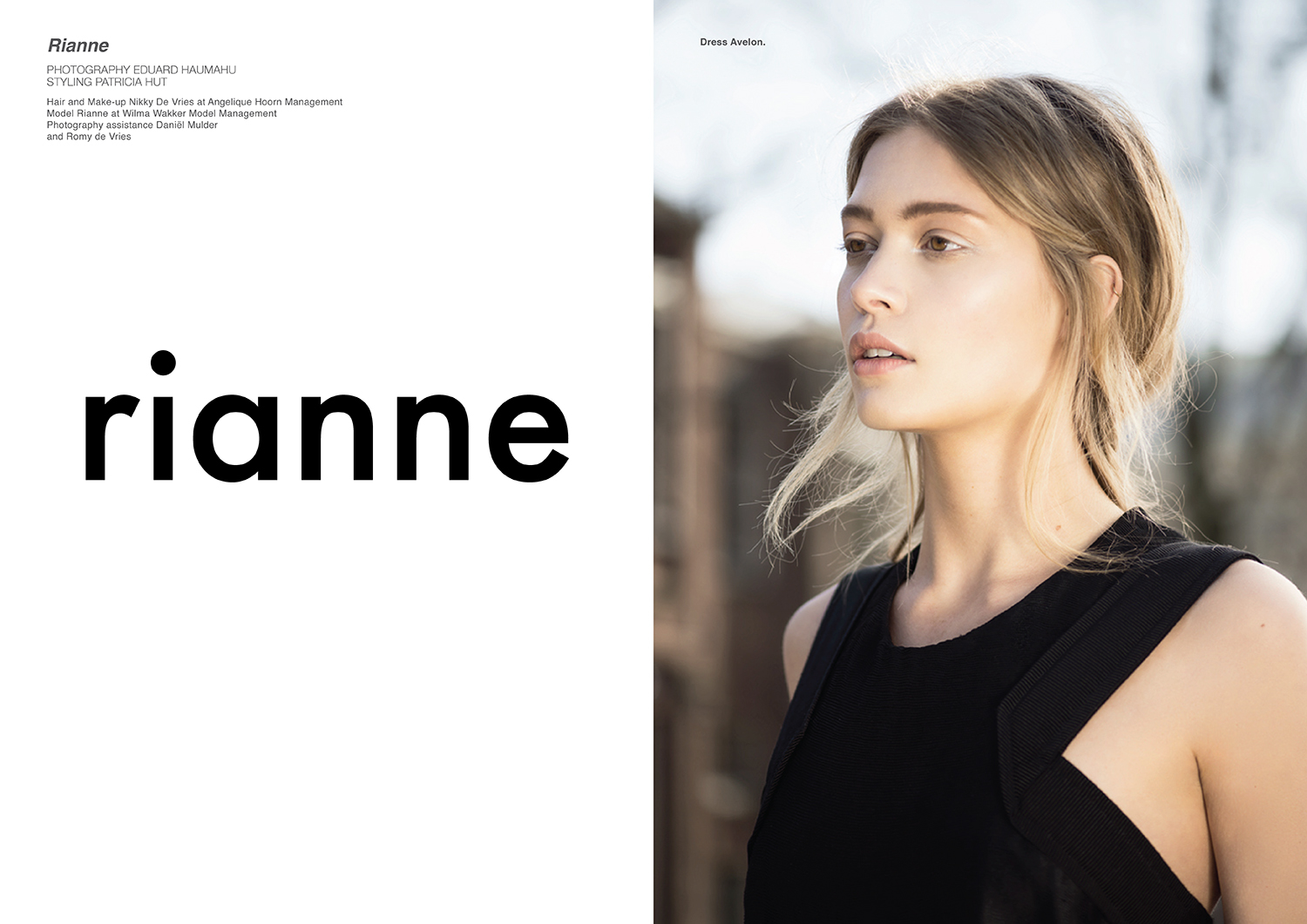Rianne by Eduard Haumahu for DEW Magazine