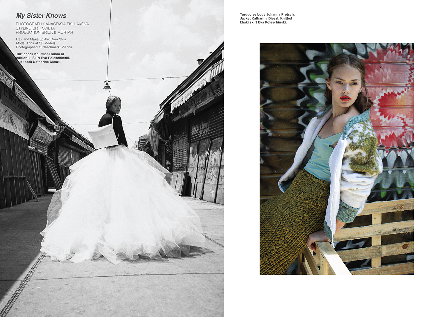My Sister Knows by Brick and Mortar for DEW Magazine